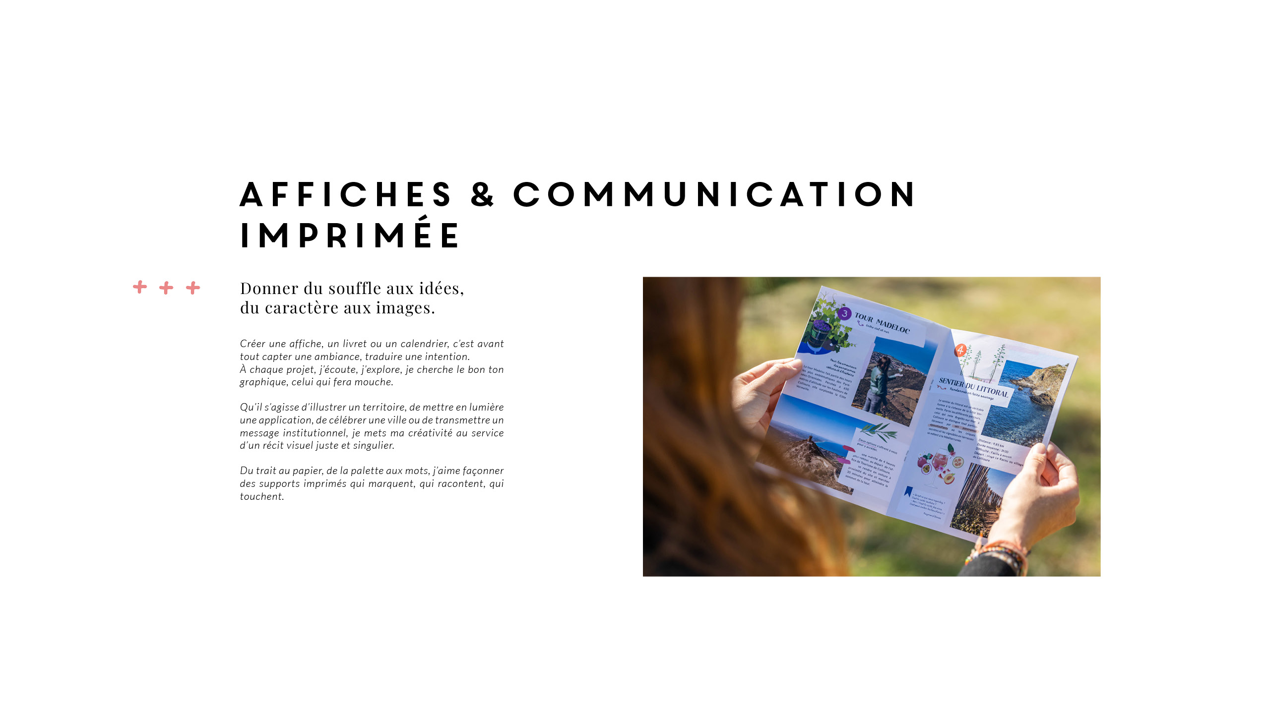 Nouvelle section du portfolio : affiches et communication imprimée